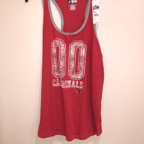 Arizona Cardinals Heather Red Tank Plus 1X NWT - Picture 2 of 3